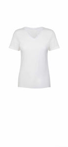 Women’s eco-friendly American made Hemp/Organic Cotton blend v-neck T-Shirt
