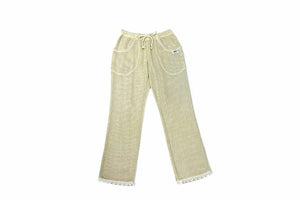 Eco-friendly American made Hemp/organic cotton blend Fishnet Cover-Up Pants